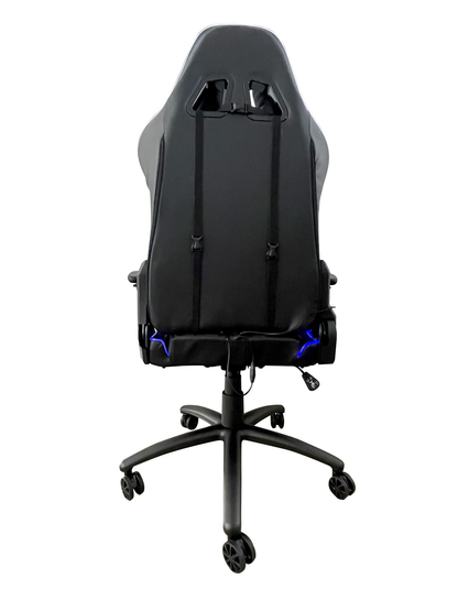 SILLA GAMER NEGRA RGB ERGONOMICA PREMIUM